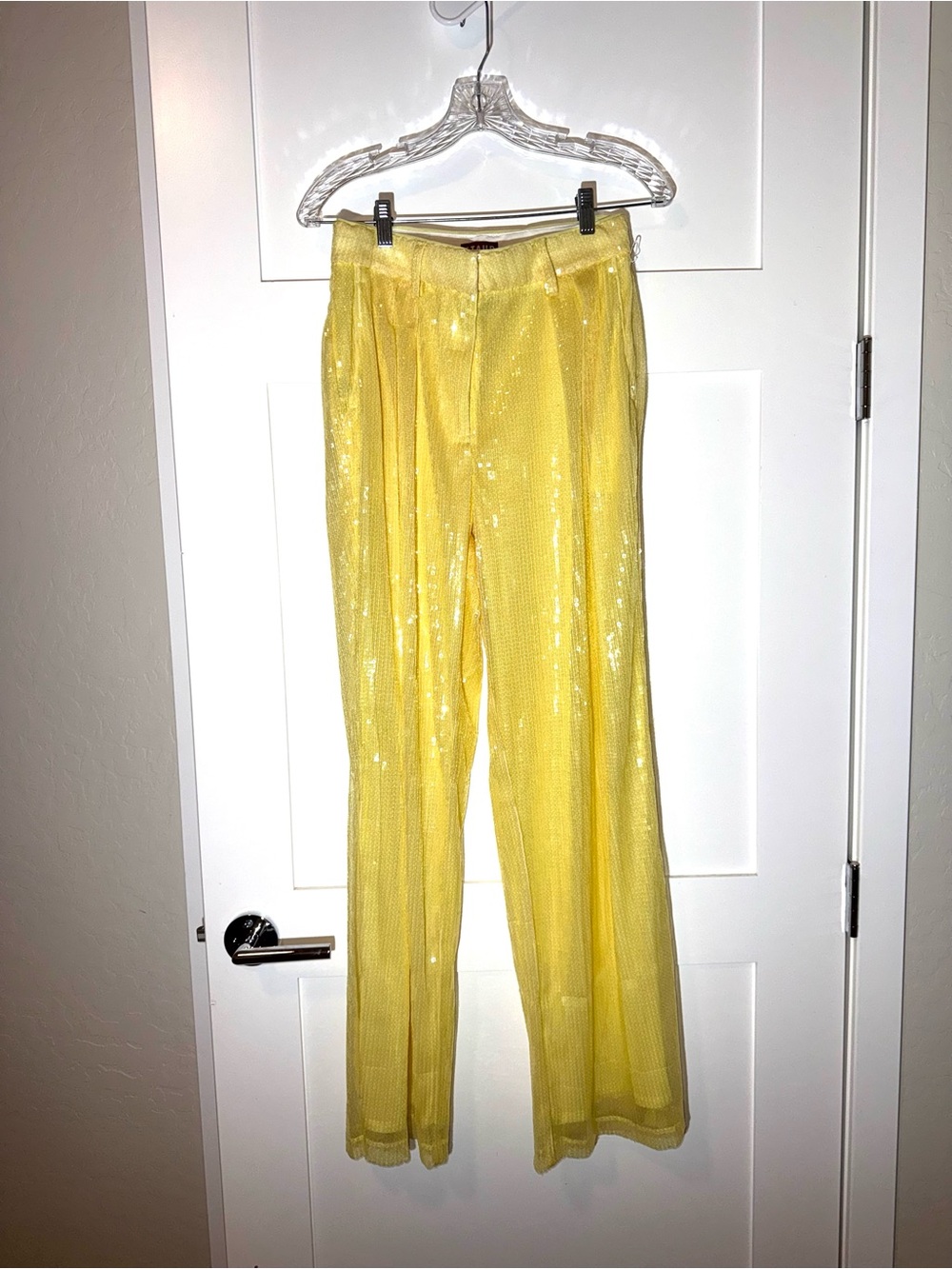 Staud Luisa Sequin Wide Leg Pants